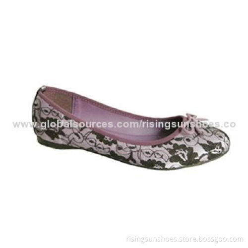 Women's flat casual shoes with lace upper/various colors/designs, customized designs are accepted